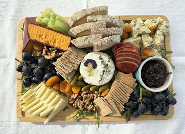 cheese and chutney grazing platter